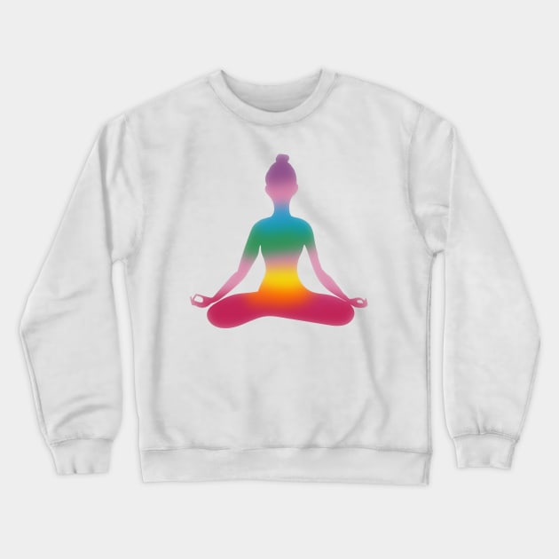 Meditation Time Crewneck Sweatshirt by Manitarka